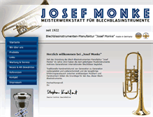 Tablet Screenshot of josefmonke.de